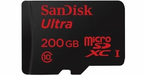 SanDisk stworzył kartę microSD o pojemności 200 GB!
