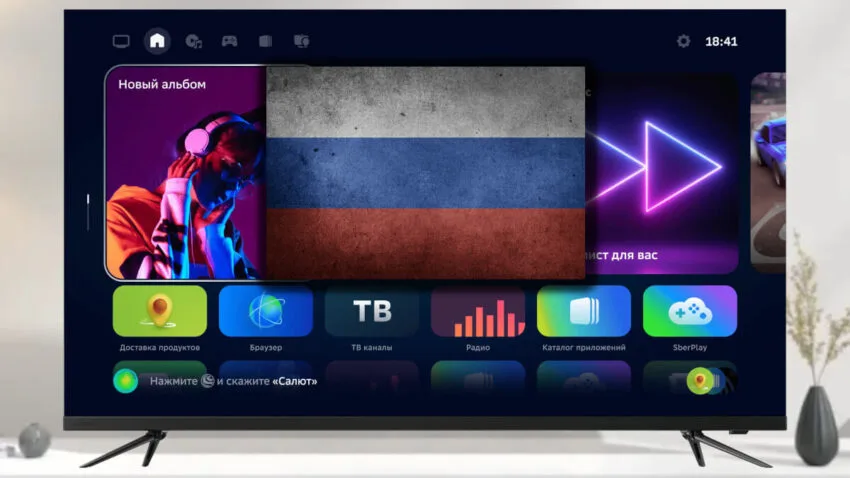 Rosjanie nie muszą bazować na zagranicznych smart TV. Sber 4K UHD z systemem Salyut TV
