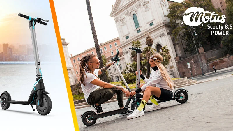 Oto nowe hulajnogi elektryczne Motus Scooty 8.5 Power