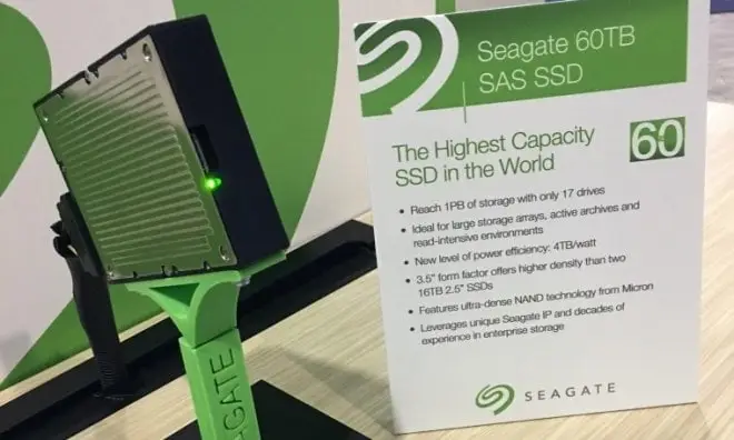 Seagate zaprezentował dysk SSD o pojemności 60 TB