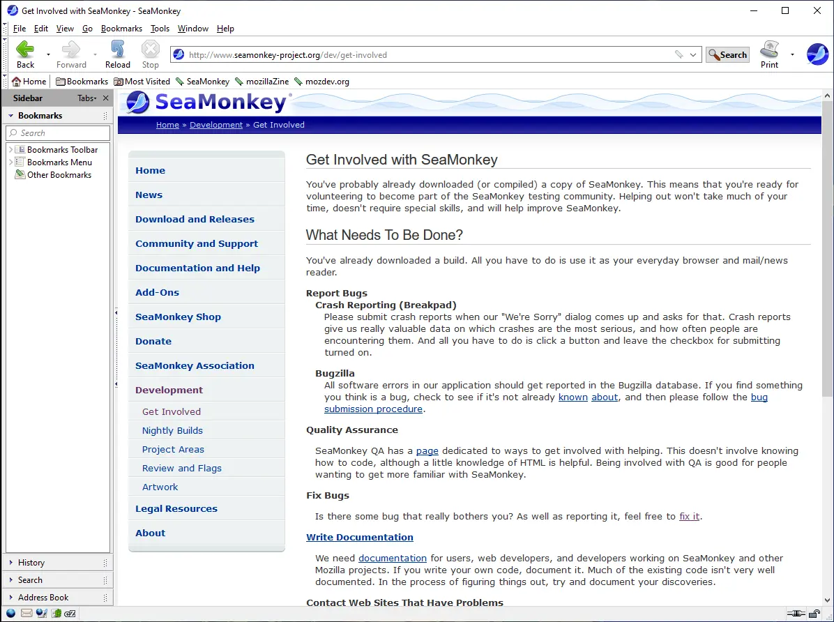 SeaMonkey 2.5 z lepszą kontrolą dodatków