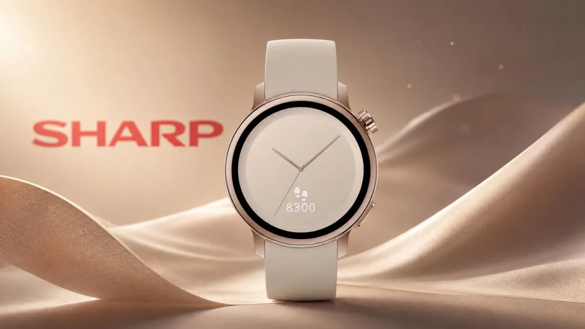 SHARP pokazał swój pierwszy smartwatch. Ma liczyć kalorie za użytkownika
