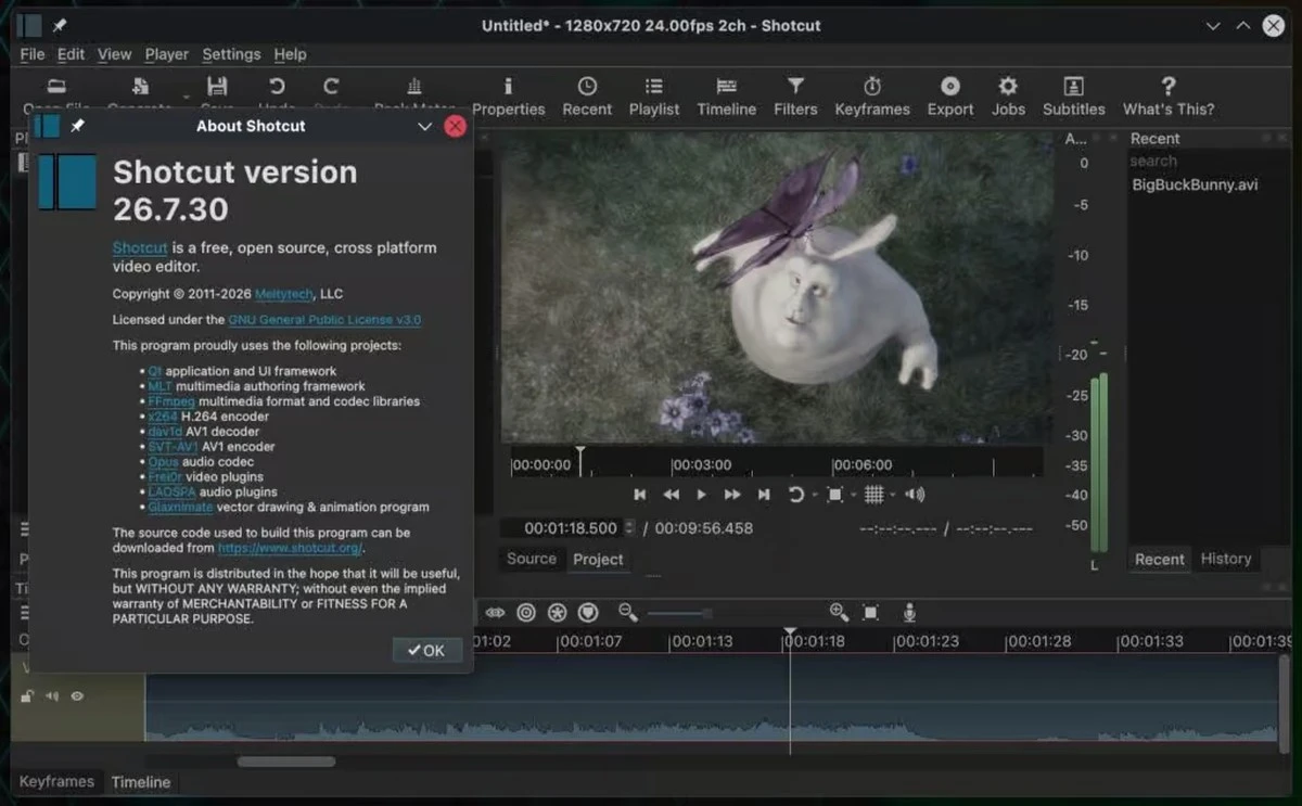 Nie chcesz płacić za Adobe Premiere? Darmowy Shotcut 26.7 dostał bibliotekę efektów