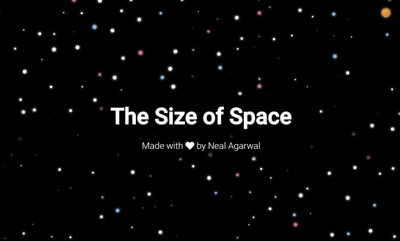 Dzięki tej wizualizacji uświadomisz sobie, jak wielki jest Wszechświat