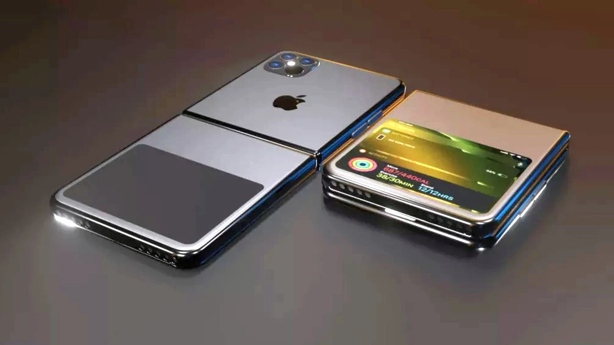 Składany iPhone? Napatrz się na grafikę, tyle Ci zostaje