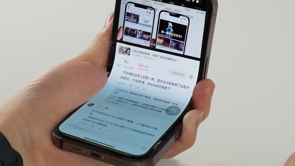 Składany iPhone z imponującą funkcją. Zamknie ekran, jeśli…