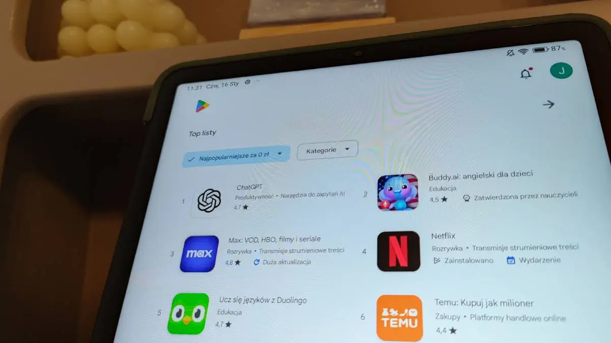Sklep Play zablokuje opcję recenzowania systemowych aplikacji