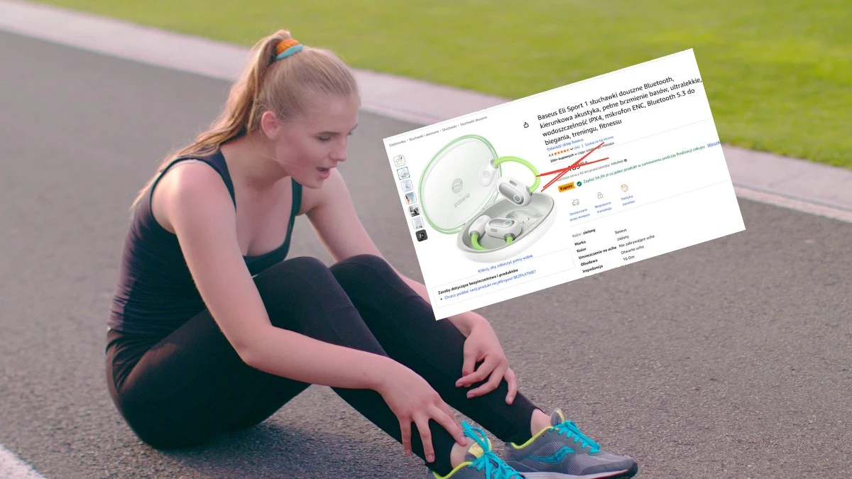 Słuchawki sportowe Baseus 50% taniej. Trwa promocja na Amazon