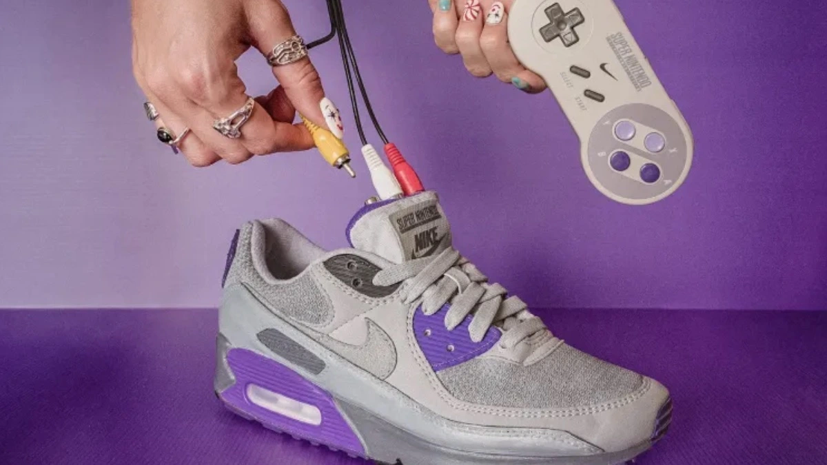 Te buty są konsolą. Ktoś wbudował SNES-a w sneakersy
