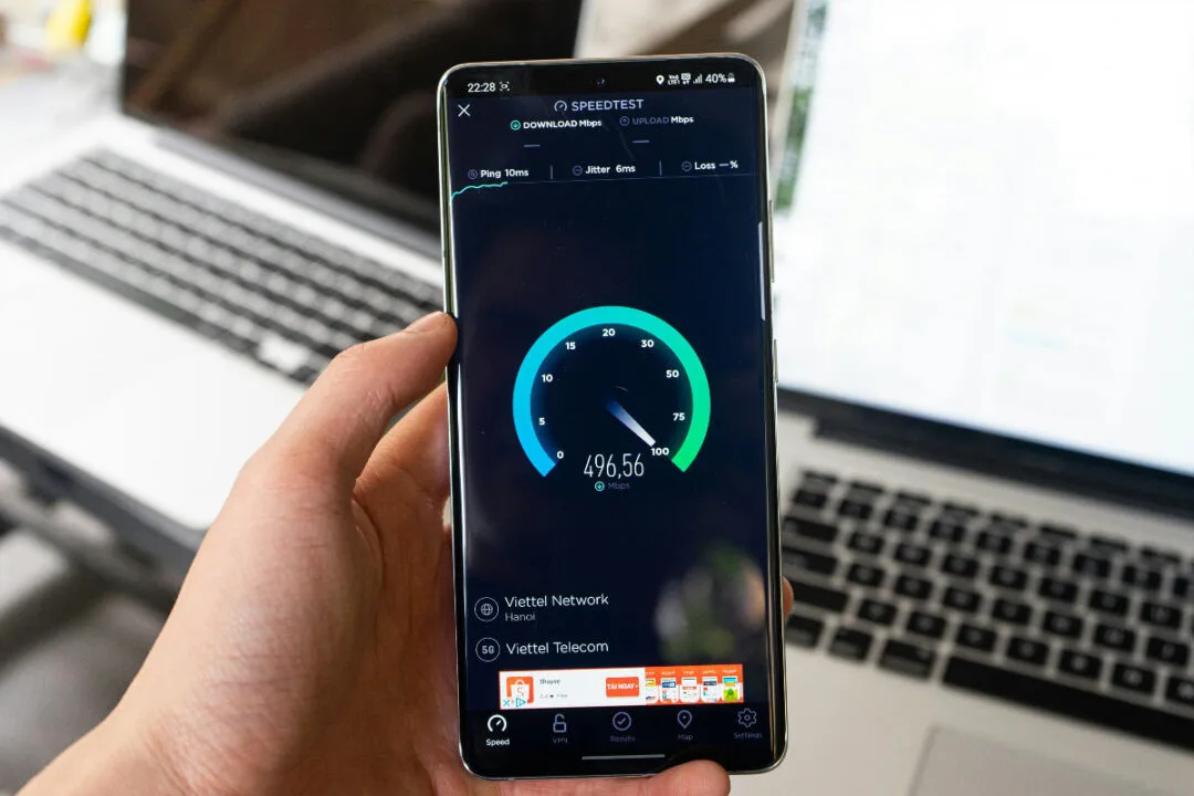 Speedtest - test łącza Wi-Fi.