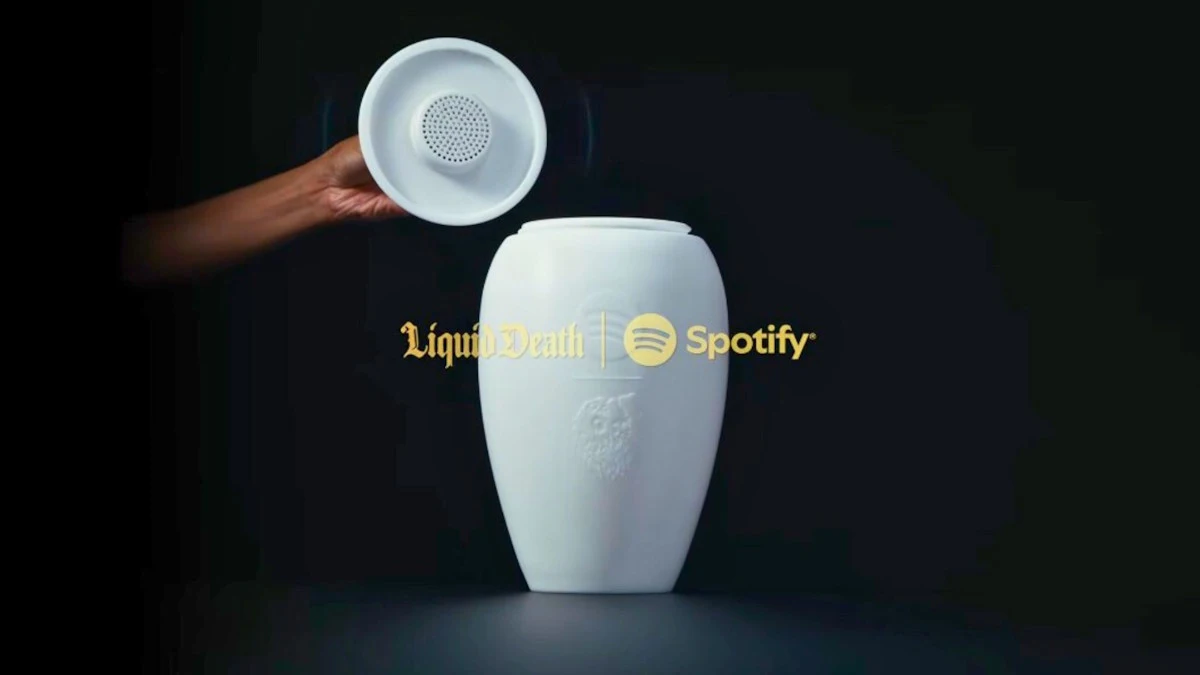 Spotify i Liquid Death stworzyły muzyczną urnę. Szok