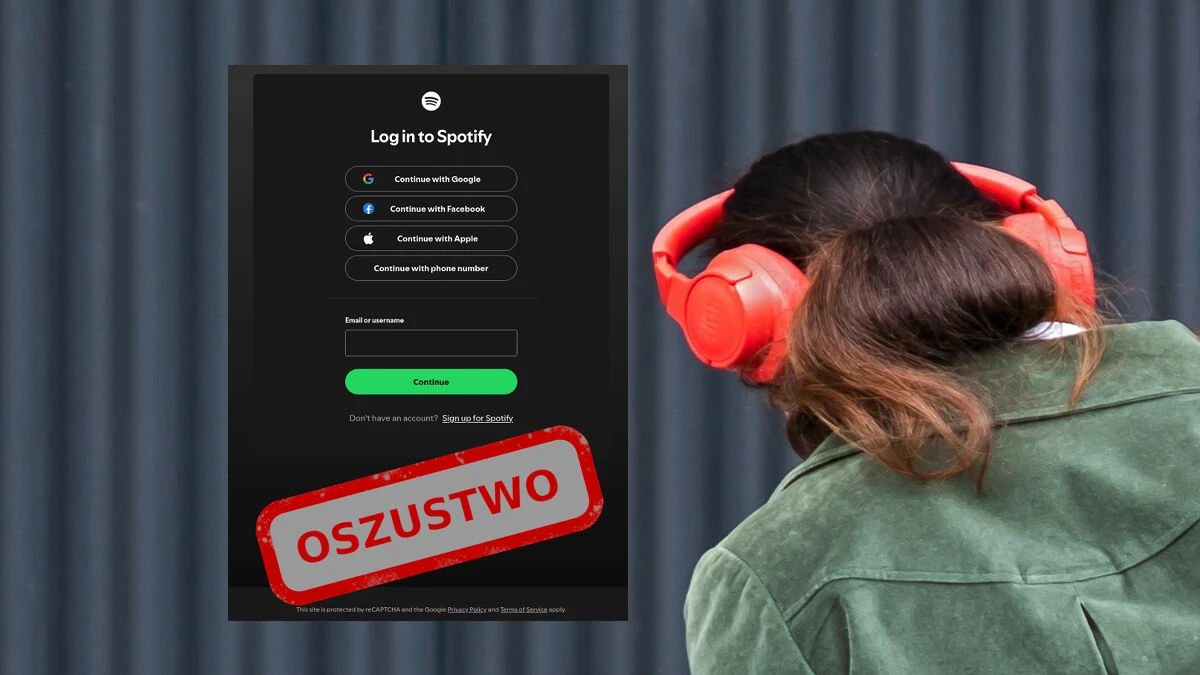 Oszuści podszywają się pod Spotify. Nie daj się nabrać