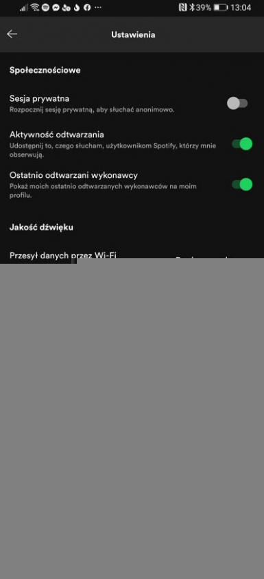 spotify jakosc dzwieku 5