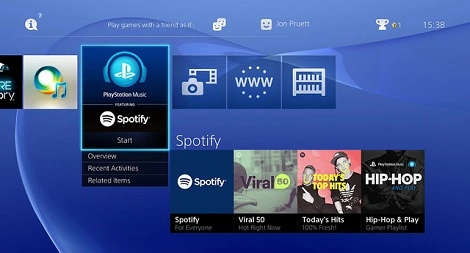 Spotify zmierza na PlayStation