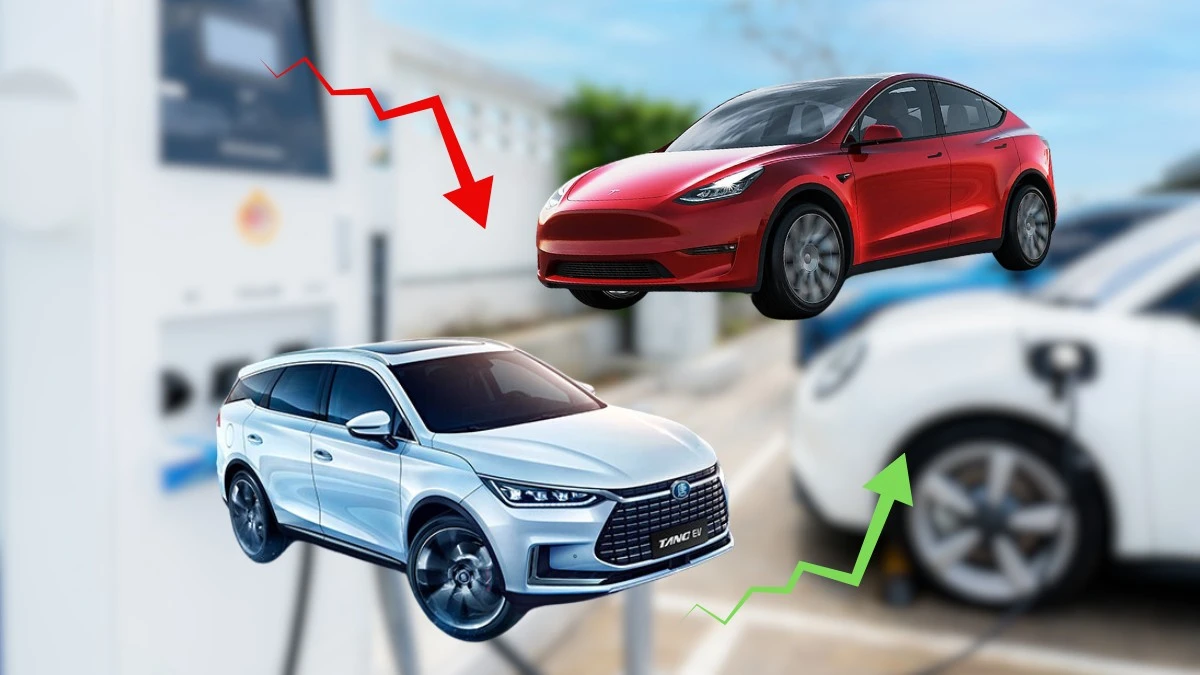 Tesla traci pozycję lidera. Na elektryki z Chin nie ma mocnych