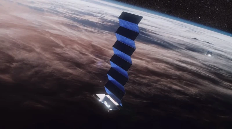 Nawet przyciemnione satelity Starlink są dla astronomów problemem