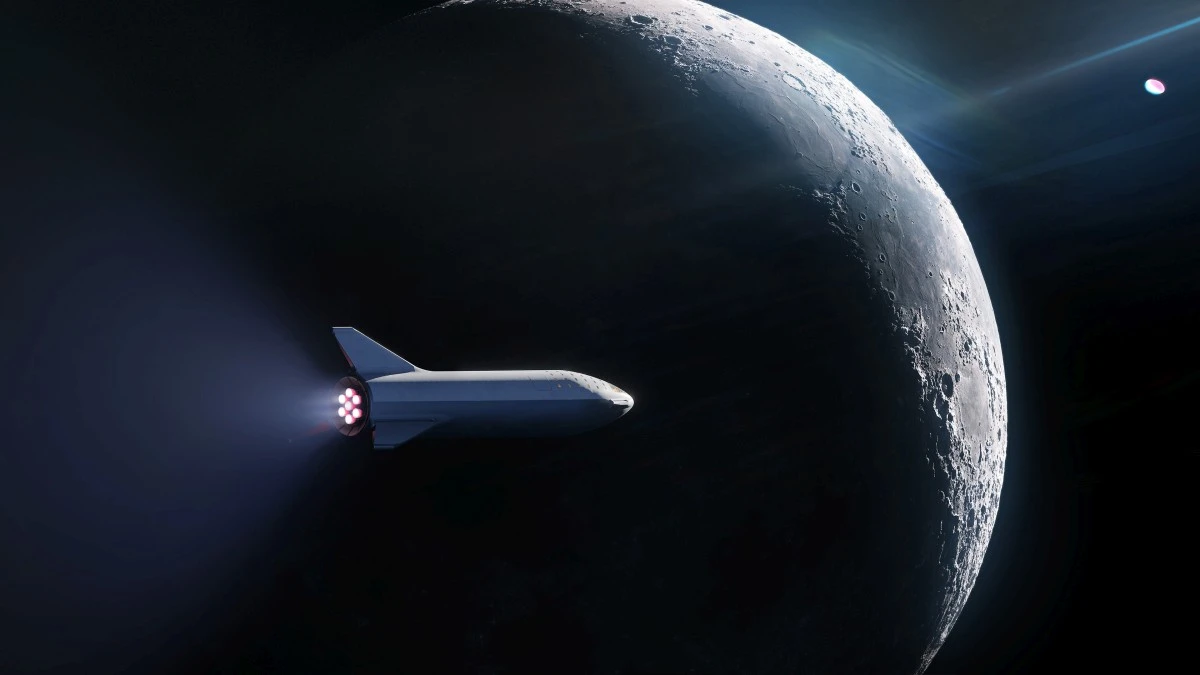 Starship SpaceX ma zabrać w podróż dookoła Księżyca turystę, który może nie dożyć lotu