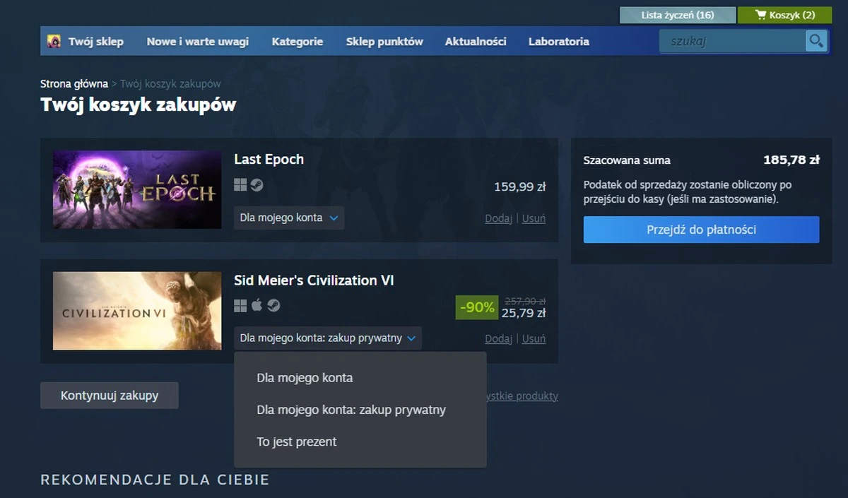 Steam ukryć