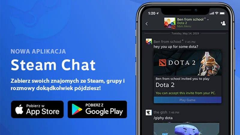 Poznajcie Steam Chat – mobilny komunikator dla użytkowników platformy od Valve