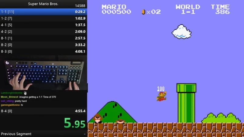 Speedruner ukończył Super Mario Bros w rekordowym czasie