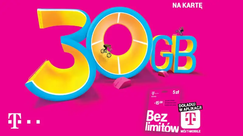 T-Mobile na kartę GO! ze znacznie lepszą nielimitowaną ofertą z 30 GB