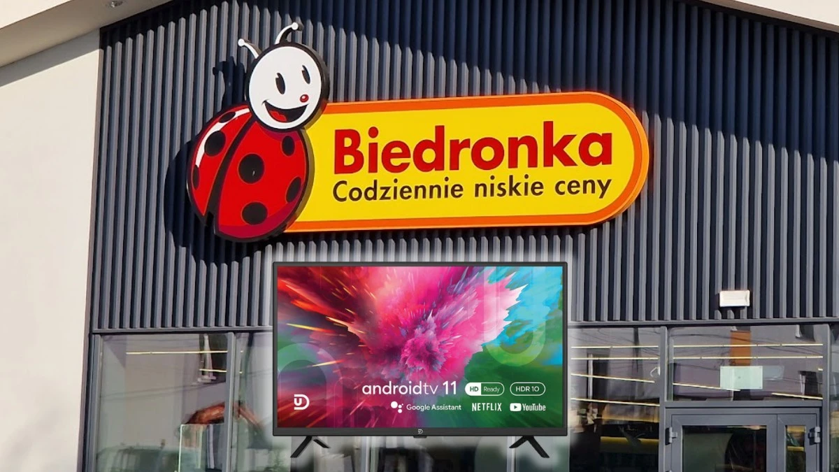 Tani telewizor z Biedronki. Polacy zwęszyli okazję