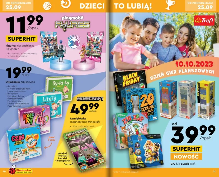 planszówki w Biedronce