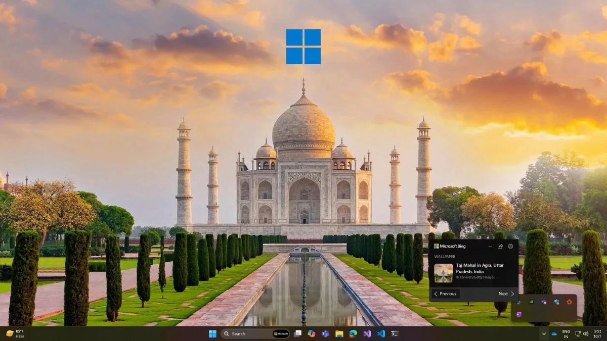 Oficjalna aplikacja Bing Wallpaper dla Windows działa jak malware