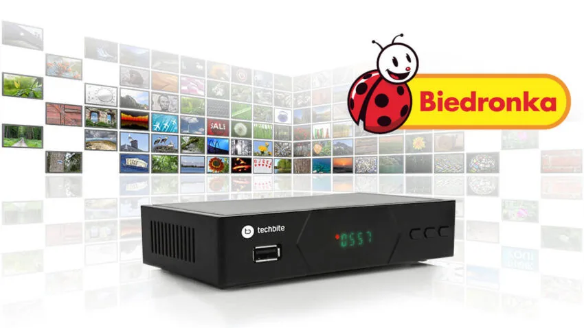 AKTUALIZACJA Nie strać telewizji naziemnej. Jeszcze niższa cena na dekoder DVB-T2 techbite w Biedronce