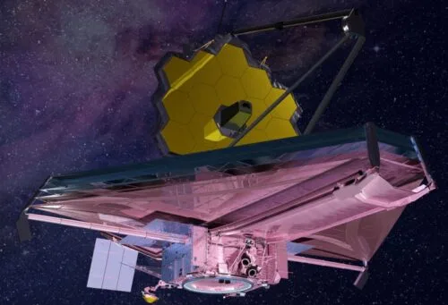 Teleskop Jamesa Webba z kolejnym kamieniem milowym. Tarcza słoneczna rozłożona