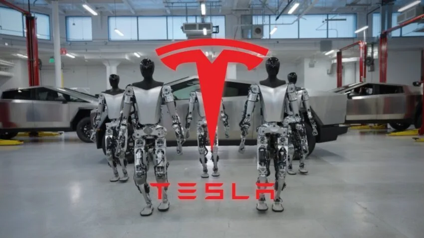 Tesla Bot na nowym filmie. Potrafi już… chodzić