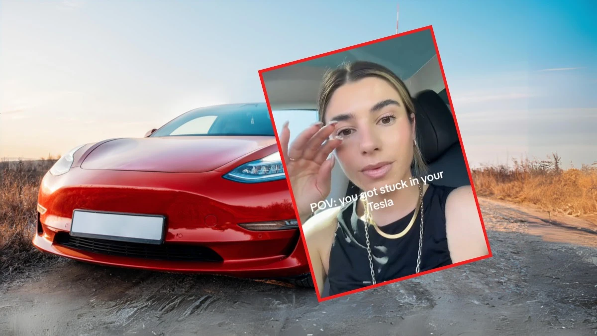 Aktualizacja systemu uwięziła TikTokerkę w Tesli. Jej przygoda to przestroga