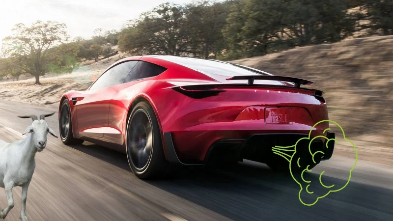Od teraz samochody Tesla mogą puszczać bąki i udawać kozę (wideo)