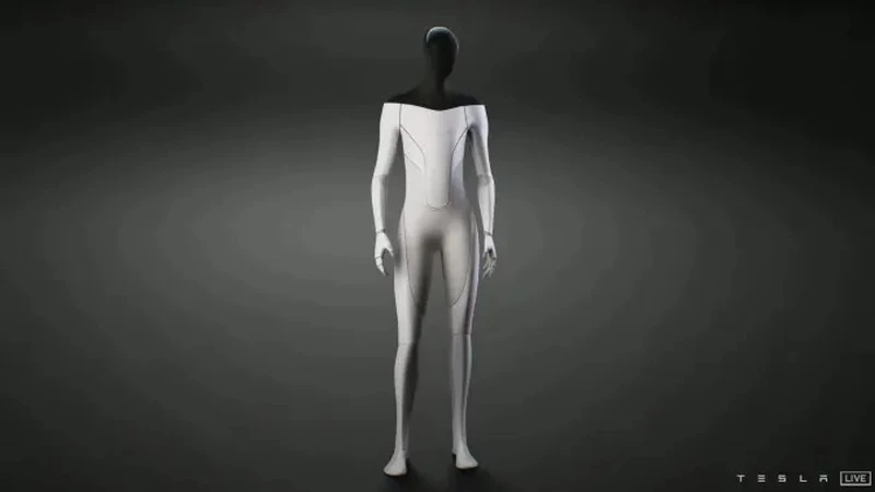 Tesla Bot zaprezentowany przez Elona Muska. Android korzysta z AI FSD