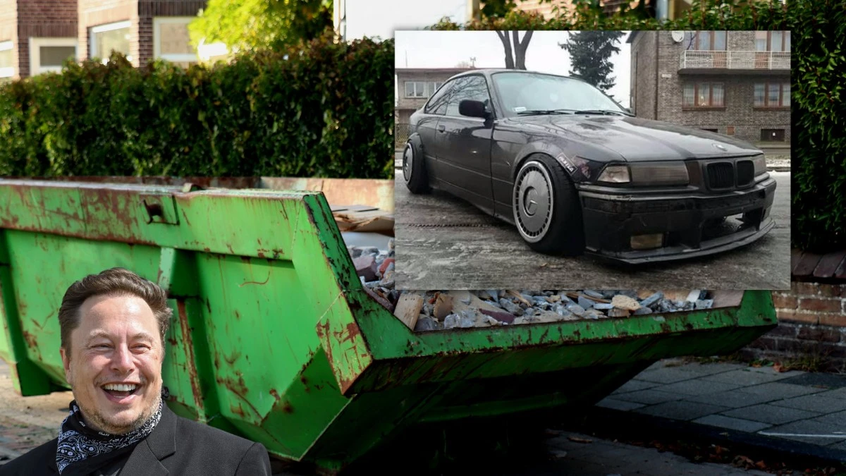Radar w aucie Tesla oznaczył stary niemiecki samochód jako kosz na śmieci
