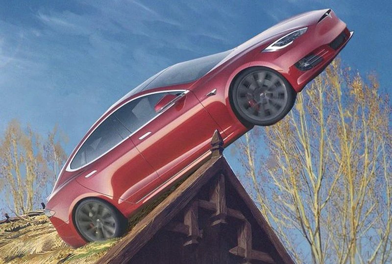 Elon Musk wykorzystuje popularność Wiedźmina do darmowego reklamowania Tesli