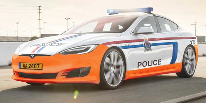 Policja w Luksemburgu będzie jeździć Teslą Model S