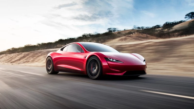 Tesla Roadster z pakietem SpaceX przyspieszy do setki w 1 sekundę