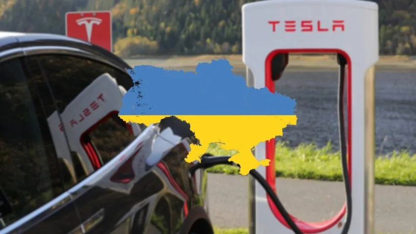 Elon Musk udostępnił za darmo ładowarki Tesla Supercharger uchodźcom z Ukrainy