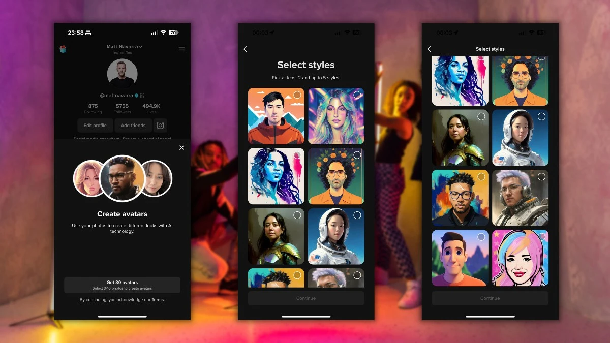 Wkrótce sztuczna inteligencja wygeneruje Ci awatar na TikToku