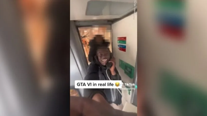 TikToker „porwał” pociąg, bo chciał poczuć się jak w GTA