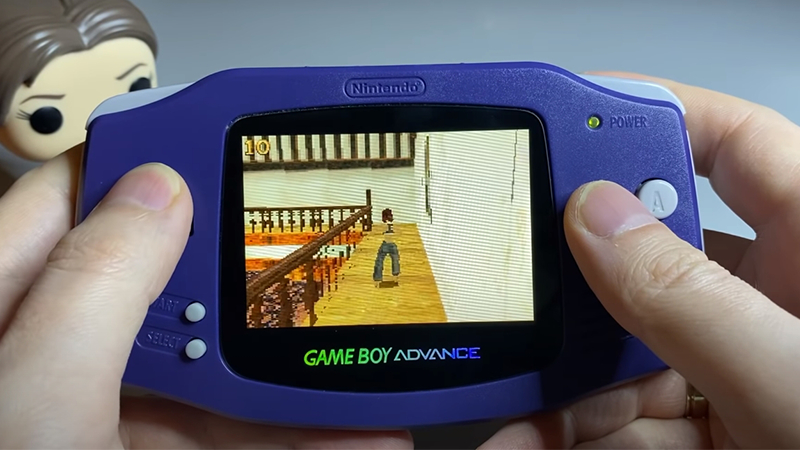 Klasyczny Tomb Raider uruchomiony na Game Boy Advance. Robi wrażenie
