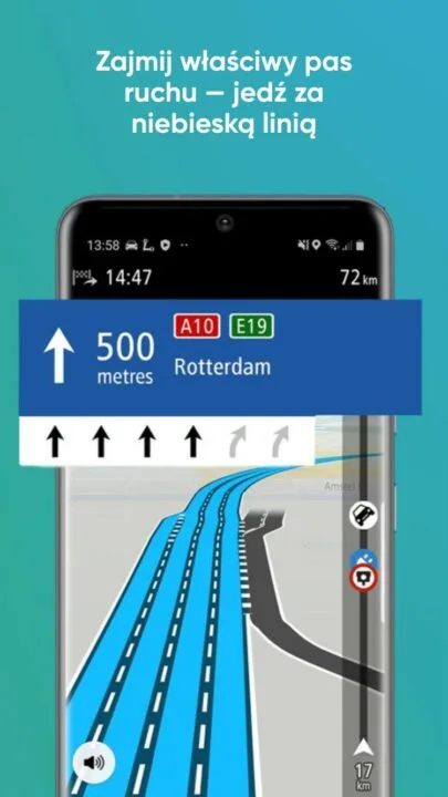 Inteligentne wyznaczanie pasa ruchu / Źródło zdjęcia: TomTom