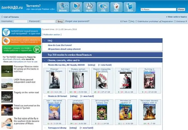 Doradca Władimira Putina prowadzi stronę z torrentami