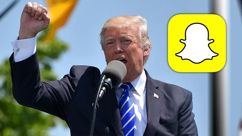 Snapchat także zbanuje Donalda Trumpa