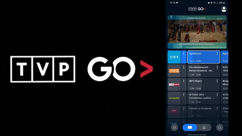 Aplikacja TVP GO już działa. Kanały TVP za darmo online
