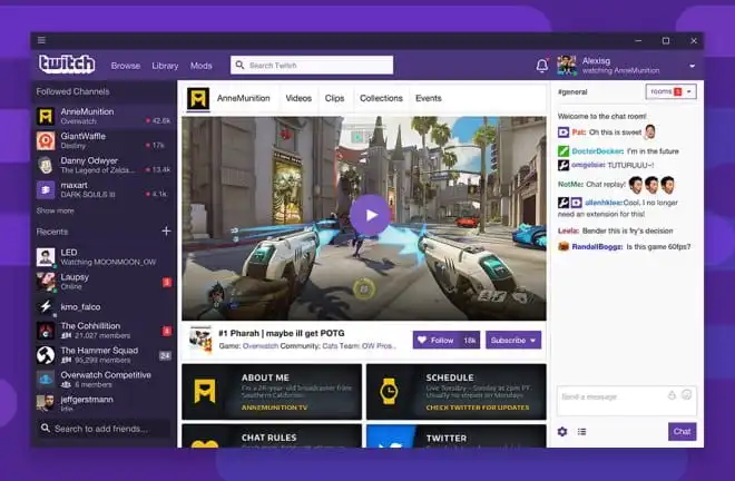 Twitch.tv w końcu z oficjalną aplikacją desktopową