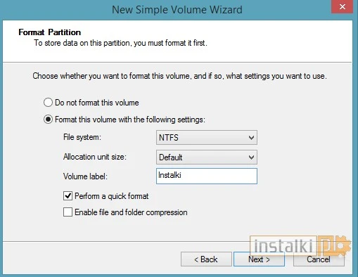 tworzenie partycji 9