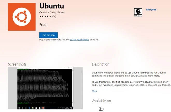Ubuntu można już pobrać… ze Sklepu Windows