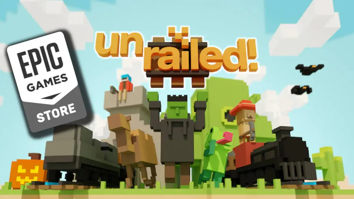 Zwariowane budowanie linii kolejowej w Unrailed! za darmo na Epic Games Store